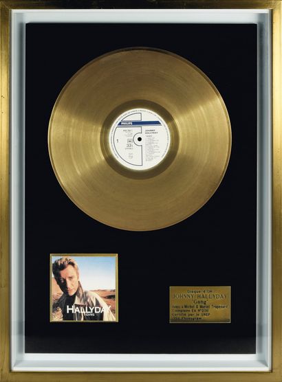 null JOHNNY HALLYDAY (1943/2017): Singer and actor. 1 gold record from the album...