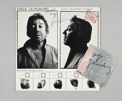 null SERGE GAINSBOURG (1928/1991): Acteur, auteur, compositeur, interprète. 1 disque...