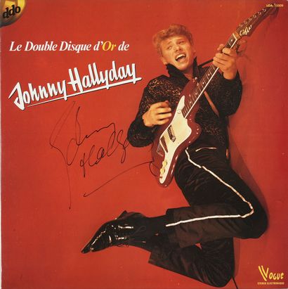 null JOHNNY HALLYDAY (1943/2017): Singer and actor. 1 double LP album of Johnny Hallyday,...
