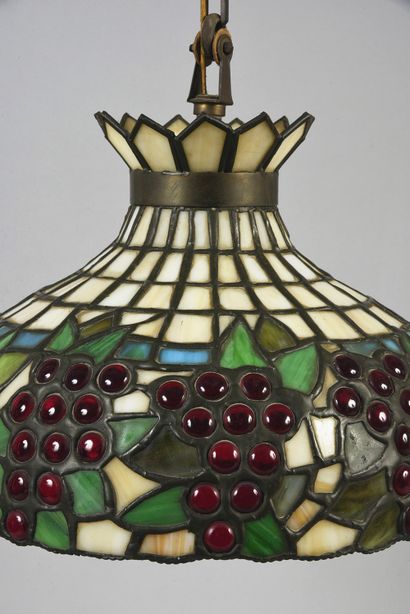 null CLAUDE FRANCOIS (1939/1978): Author, composer and performer. 1 Tiffany glass...