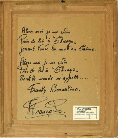 null FREDERIC FRANCOIS (1950): Auteur, compositeur et interprète italo-belge francophone....