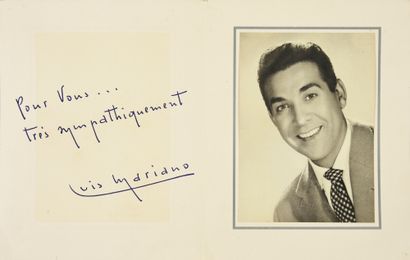  LUIS MARIANO (1914/1970): Auteur, interprète et acteur. La plus célèbre star de...