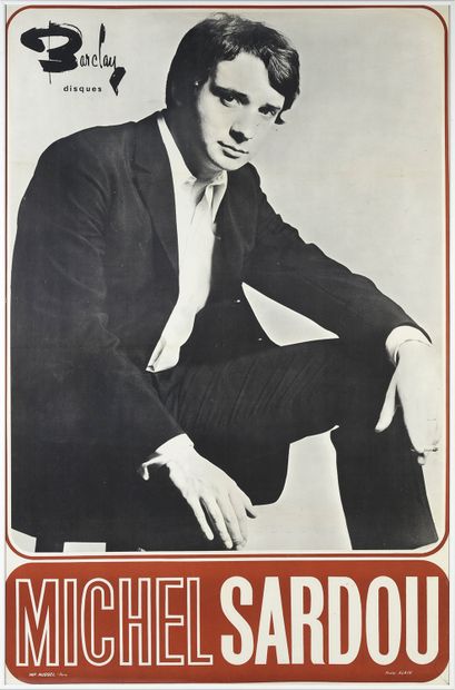 null MICHEL SARDOU (1947): Author, composer, performer and actor. 1 original poster...