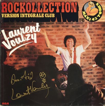  LAURENT VOULZY (1948): Auteur, compositeur et interprète. 1 disque vinyle maxi 45...