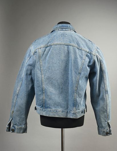 null JOHNNY HALLYDAY (1943/2017): Singer and actor. 1 LEE denim jacket worn by Johnny...