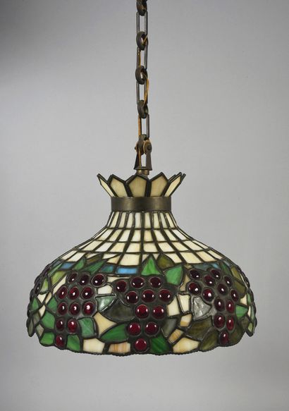 null CLAUDE FRANCOIS (1939/1978): Author, composer and performer. 1 Tiffany glass...