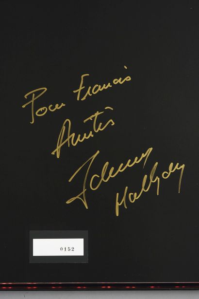 null JOHNNY HALLYDAY (1943/2017): Chanteur et acteur. 1 livre d'Or 2007 «Johnny Hallyday...