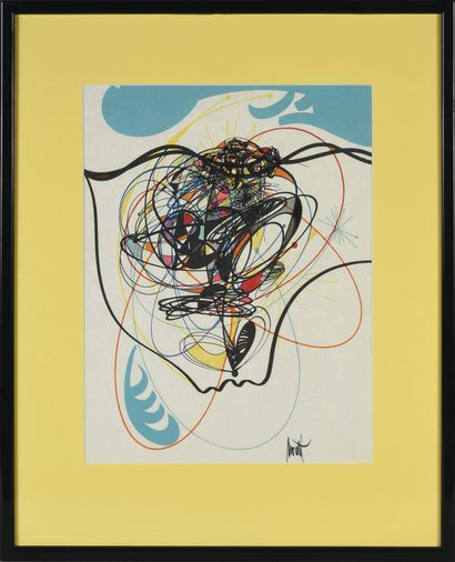 null CLAUDE FRANCOIS (1939/1978): Author, composer and performer. 1 pair of lithographs...