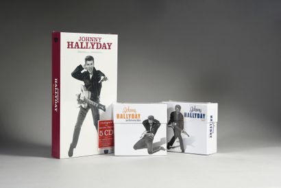 null JOHNNY HALLYDAY (1943/2017): Chanteur et acteur. 1 lot de 3 Coffrets Johnny...