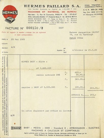 null JACQUELINE CAURAT (1927/2021): Speakrine, television host and philatelic specialist....