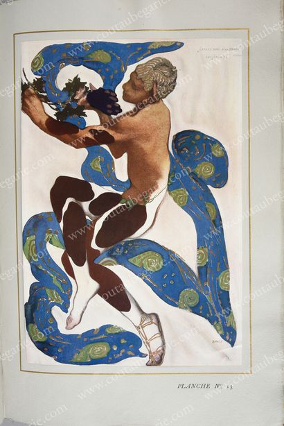 ALEXANDRE Arsène L'art décoratif de Léon Bakst, publié par Maurice de Brunoff, Paris,...