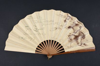 null THE CALLOT PARTY, ca. 1905

Folded fan, double sheet of paper showing couples...