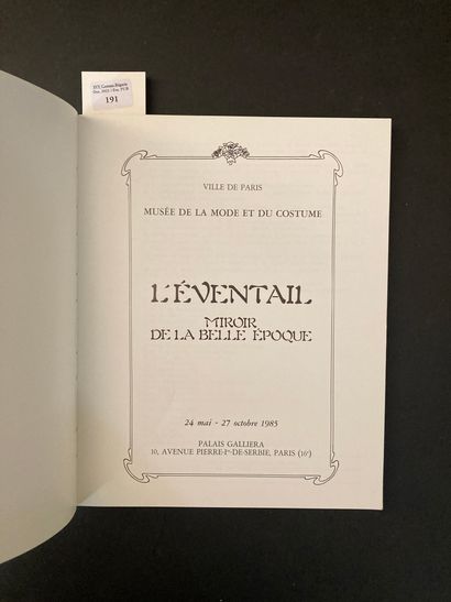 null L'Eventail Miroir de la Belle Epoque - Catalogue d'exposition édité par le Musée...