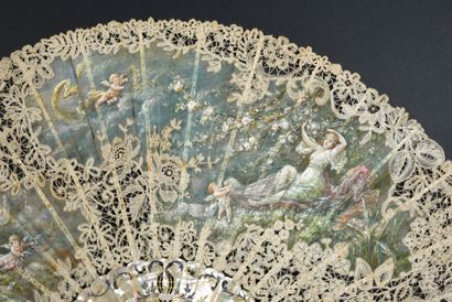 null 
Severino Mocholi, Springtime of Loves, ca. 1890



Folded fan, the bobbin lace...