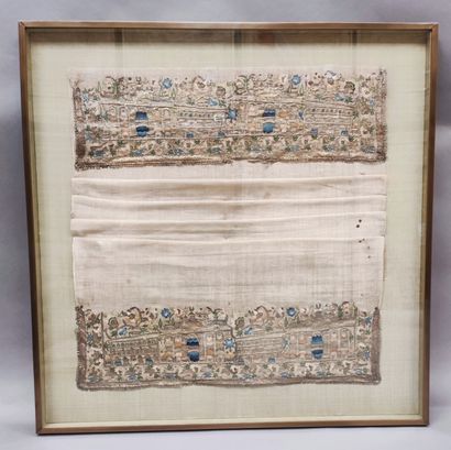 null Embroidered belt, Turkey, late eighteenth-early nineteenth century, fine linen...