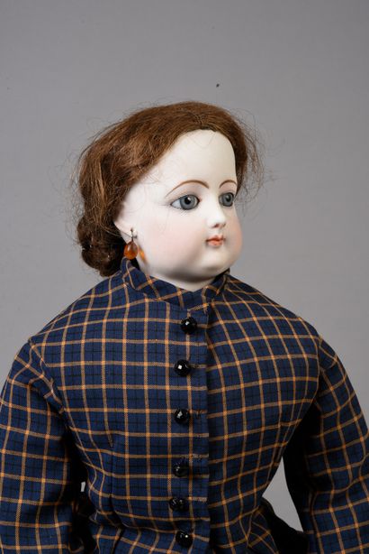 null Fashion doll of the type Parisienne François GAULTIER, with head and bust in...