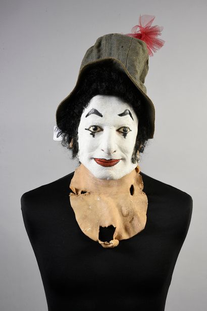 null 548. Marcel Marceau known as Le Mime Marceau, cast of Bip's head, Atelier Ogier,...