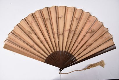 null Ch. Aurant, Passion of the Horse, ca. 1890
Large folded fan, double sheet of...