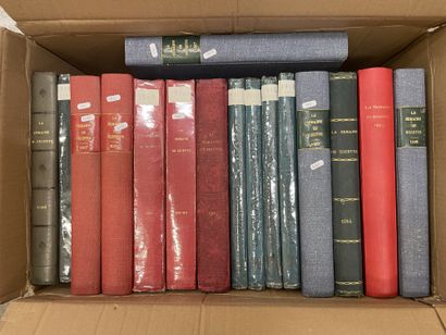 Documentation, seize livres reliés, La Semaine...