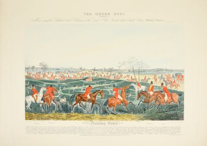 ALKEN Hunting Scene : The Quorn Hunt
Set of 5 lithographs heightened in color. Not...