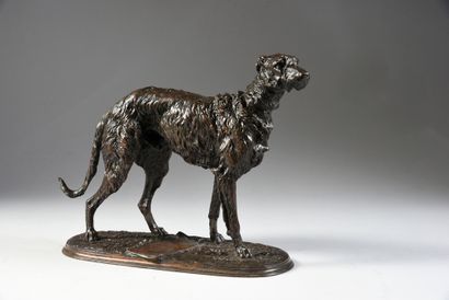 Arthur WAAGEN (1833-1898) Winner of the Grand Prix of the greyhound race.
Bronze...