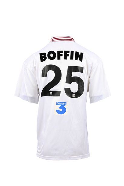 null Danny Boffin. Milieu. Maillot n°25 du FC Metz pour l'édition 1997-1998 de la...