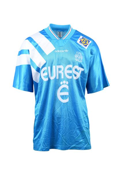 null Olympique de Marseille. Jersey n°15 worn during the 1993-1994 season of the...