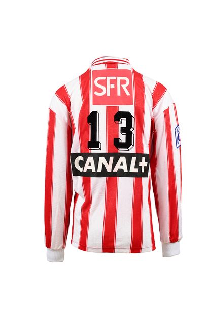 null AS Cannes. Jersey n°13 worn during the 1995-1996 edition of the League Cup....