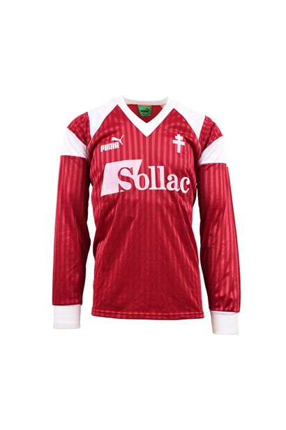 null Lubos Kubik. Czech defender. Jersey n°10 worn with FC Metz during the 1991-1992...