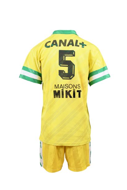 null Didier Deschamps. Midfield. FC Nantes jersey n°5 and shorts worn during the...