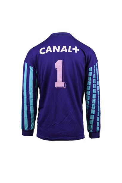 null Jean-Luc Ettori. Goalkeeper. Jersey n°1 of AS Monaco worn during the 1991-1992...