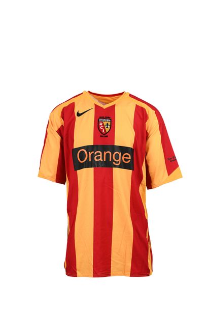 null Jussié. Striker. RC Lens jersey #11 worn during the 2005-2006 Ligue 1 season....