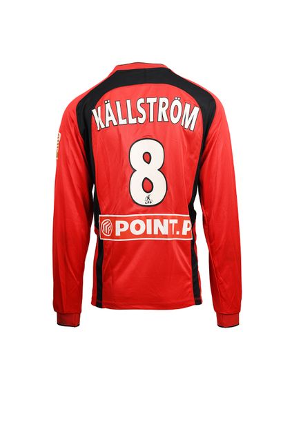 null Kim Källström. Midfielder. Jersey n°8 of Stade Rennais worn during the 2004-2005...
