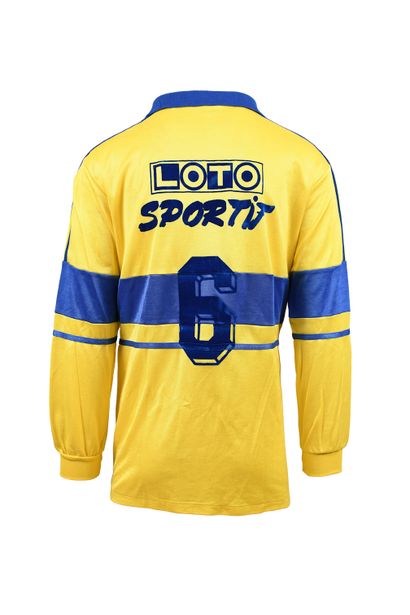 null Philippe Lucas. Midfielder. FC Sochaux jersey n°6 worn during the 1988-1989...