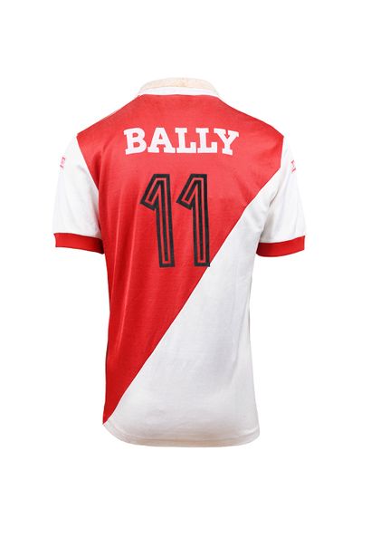 null Bruno Bellone. AS Monaco jersey n°11 worn during the 1985-1986 season of the...