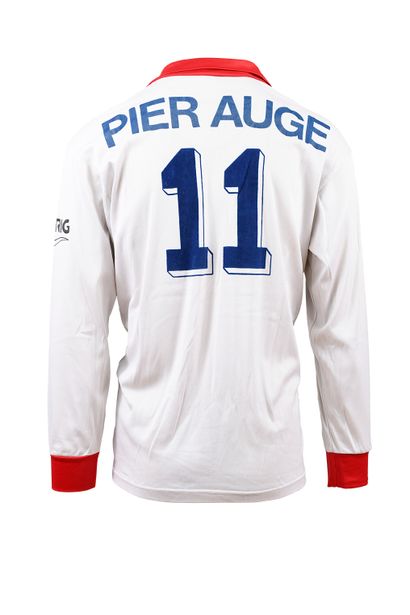 null Lille Olympique SC. Jersey n°11 worn during the 1989-1990 season. Variation...
