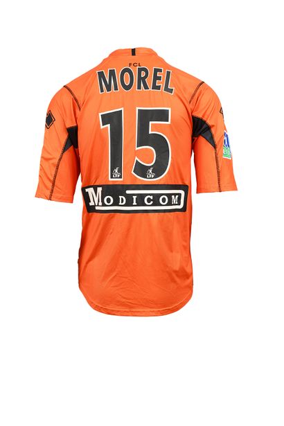 null Jérémy Morel. Défenseur. Maillot n°15 du FC Lorient porté lors de la saison...