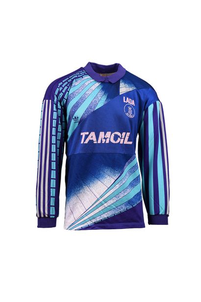 null Jean-Luc Ettori. Goalkeeper. Jersey n°1 of AS Monaco worn during the 1991-1992...