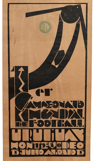 Affiche promotion de la 1ère Coupe du Monde...