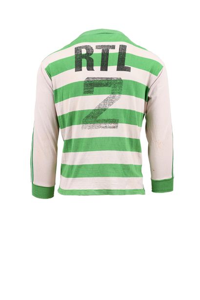 null F.C Sète. Jersey n°2 probably worn in French Cup in the 70s. (1974-1975 or 1975-1976)...