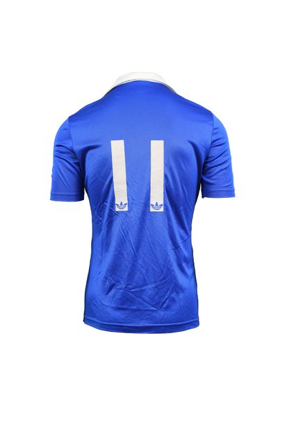 null Jersey n°11 of the French youth team worn during the International seasons between...