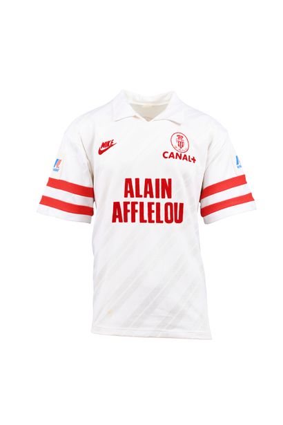 null Manuel Amoros. Defender. Jersey n°2 of the AS Monaco worn during the 1987-1988...