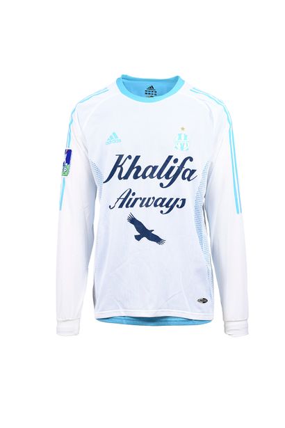 null Abdoulaye Meïté. Defender. Olympique de Marseille jersey n°12 for the 2002-2003...