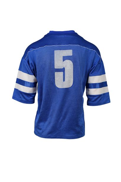 null Claude Lowitz. Defender. Jersey n°5 of Olympique de Marseille worn in the European...