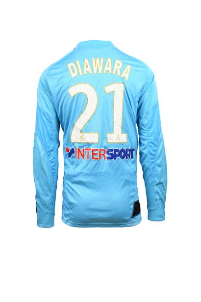 null Souleymane Diawara. Defender. Olympique de Marseille jersey n°21 worn during...