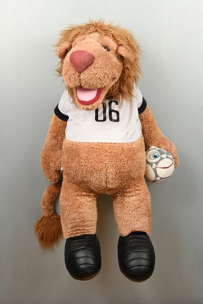 null Official mascot "Goleo" for the World Cup 2006 in Germany. Victory of Italy...