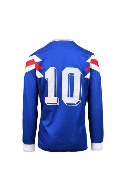 null Jersey n°10 of the French team B and youth worn during the International season...