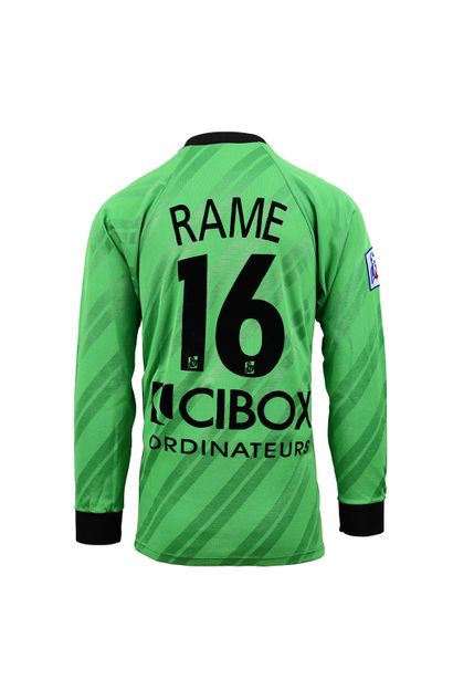 null Ulrich Ramé. Goalkeeper. Shirt n°16 of the Girondins de Bordeaux worn during...