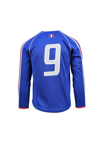 null Marinette Pichon. Striker. Jersey n°9 of the French team worn during the qualification...