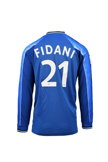 null Sebastien Fidani. Striker. Jersey n°21 of Nîmes Olympique worn during the 1998-1999...